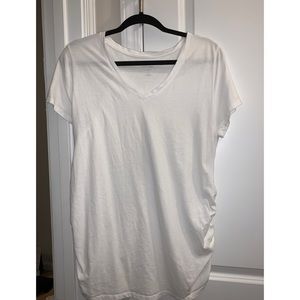White Maternity Blouse